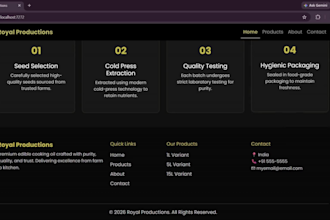 build website using dotnet core