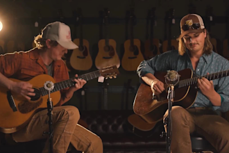 and record acoustic country song, rock and custom country music