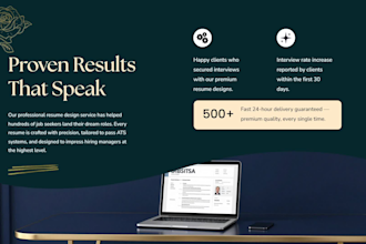 create a professional and attractive resume
