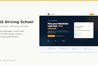 build an immigration consultant or visa agency website in next js