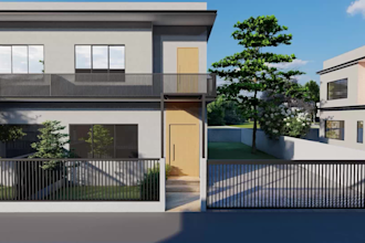 create realistic 3d exterior design, house elevation and architectural rendering