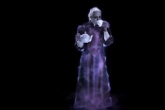 create spooky halloween vfx and horror visual effects video, holographic video