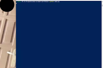 build a custom python web scraper for any website