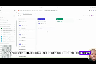build and automate your clickup system and workflows