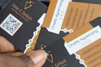 design a premium and print ready business card