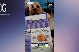 lucas will highlight your pet product and happily demonstrate how to use it