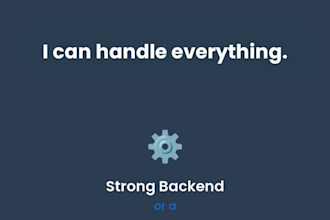 do website development as full stack web developer, backend frontend developer