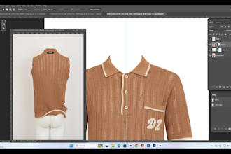 do ghost mannequin and neck joint editing for clothing photos