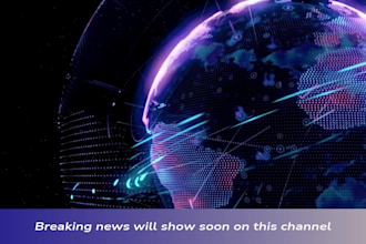 create a breaking news intro