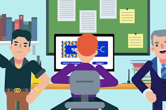 create 2d animated explainer video 2d video ads 2d animation marketing ads saas