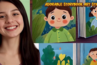 illustrate children storybook illustration, children book illustration, kids art