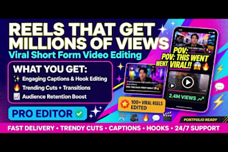 edit viral reels and shorts with auto captions