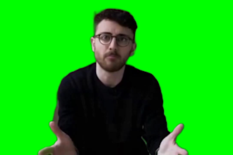 create a professional green screen male spokesperson video with an actor