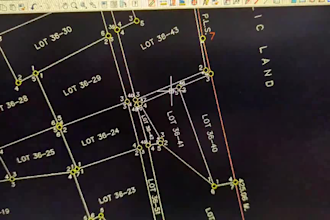 convert technical descriptions into accurate autocad subdivision plans