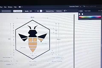 fix and vectorise rejected logo for screen printing, embroidery, and tshirt