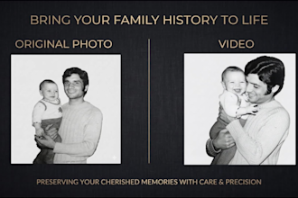 animate photo and bring your old family photos to life