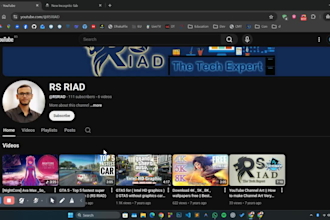 create and setup youtube channel