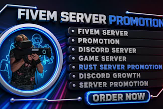 promote minecraft server promotion dayz rust fivem gaming server discord growth