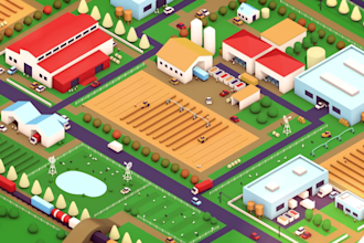 create 2d 3d animated explainer video for isometric animation saas 3d animation