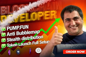 build token launch presale staking bundler on evm solana