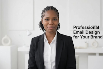 design a professional email newsletter in klaviyo