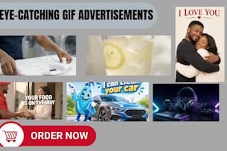 create an animated GIF ad for your product or service
