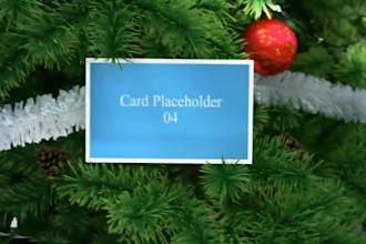 do new year christmas greeting video