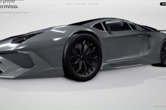 design a modern minimal website with 3d animations