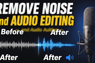 clean audio, remove noise, and fix overlapping voices professionally