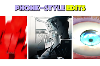 making anime edits for tiktok, instagram and youtube