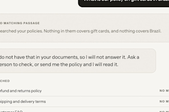 build an ai chatbot trained on your own docs and policies