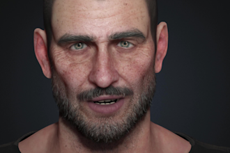 model 3d metahuman character, unreal engine 3d character modelling, daz3d avatar