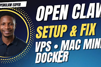 setup and fix open claw, openclaw, clawdbot, and moltbot on vps