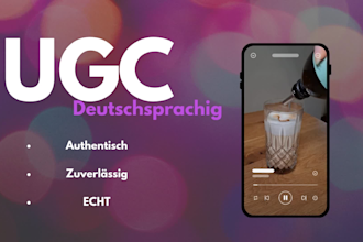 authentische ugc videos auf deutsch erstellen