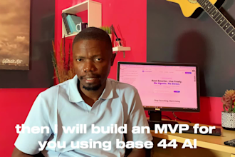 build a complete mvp using base44 ai as your expert product manager
