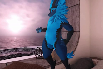 create a custom vrchat avatar, fursona, vrc avatar optimized for PC and quest