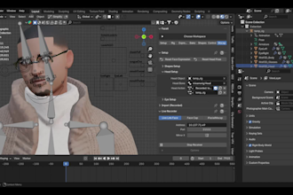 rig your character in blender