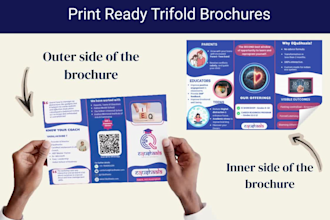 design informative and attractive product flyers and brochures