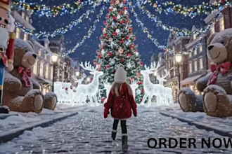 create cinematic ai video ads for christmas halloween cyber monday black friday