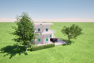 create autocad floor plans, revit 3d models and renders