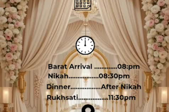 design modern  wedding invitation video card