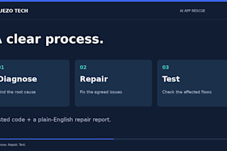 fix and debug your ai generated website or app