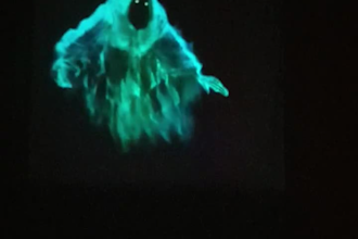 create a spooky halloween ghost animation for your projector or events