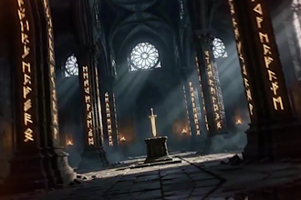 create cinematic dark anime intro trailer and title animation