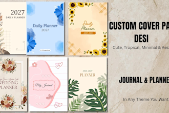 design aesthetic custom printable daily weekly monthly planner