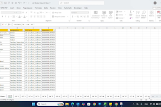 transform raw data into excel, google sheets visualizations