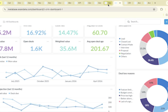 do metabase dashboard with visualization