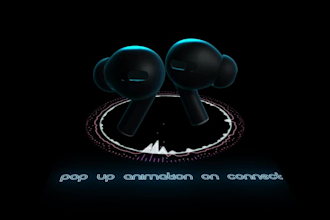 create 3d earbud animation 3d earpod design headphone animation headset design