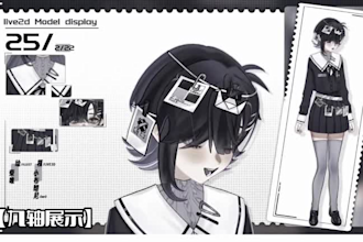 design and rig live 2d vtuber model, anime 2d vtuber model, live2d vtuber rig