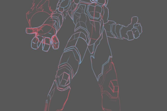 draw anime style of your character, oc or fanart
